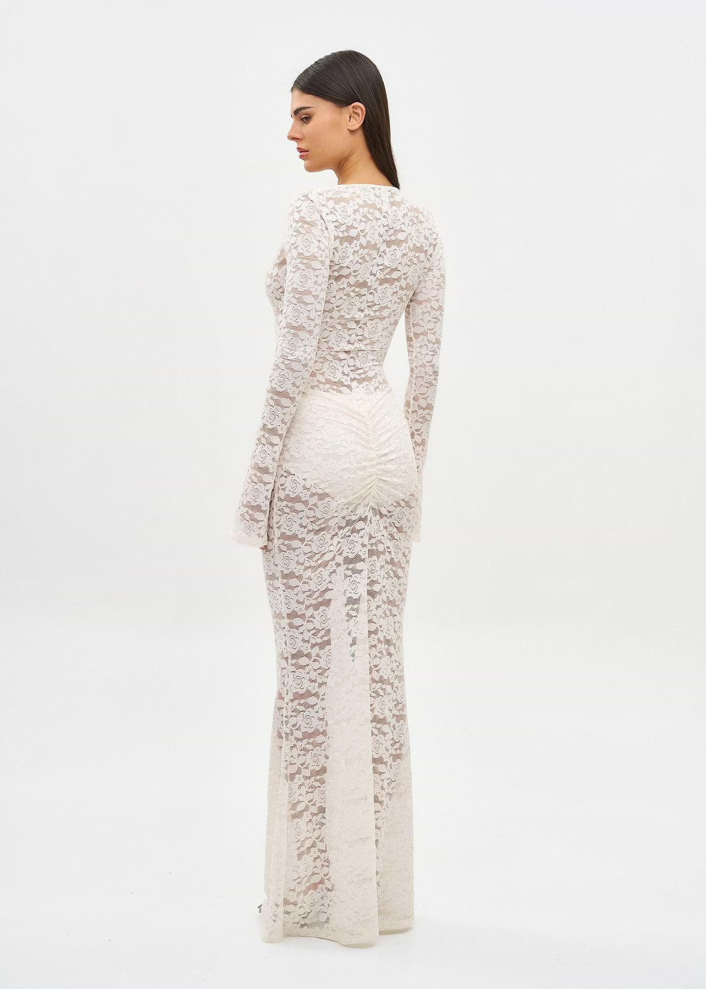 TYLER CREAM LACE - MAXI DRESS
