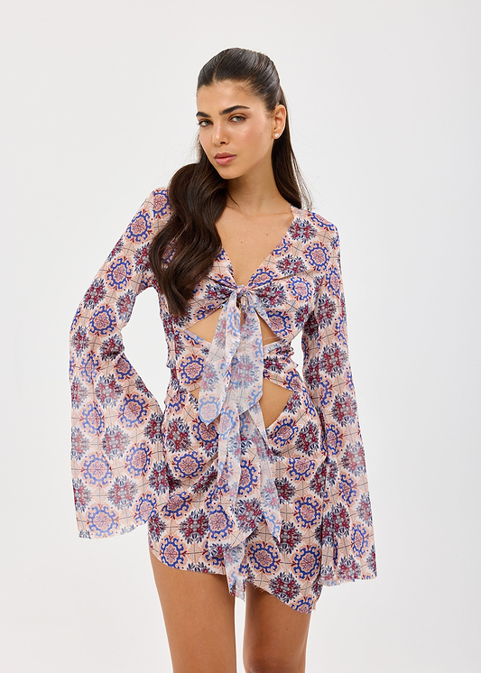 MACI CONCORDE BLOOM - MINI DRESS