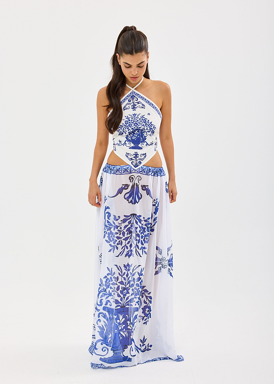 RILEY BLUE MATERA - MAXI DRESS