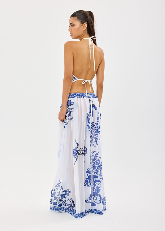 RILEY BLUE MATERA - MAXI DRESS