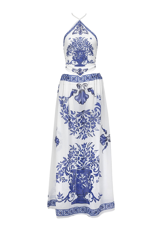 RILEY BLUE MATERA - MAXI DRESS
