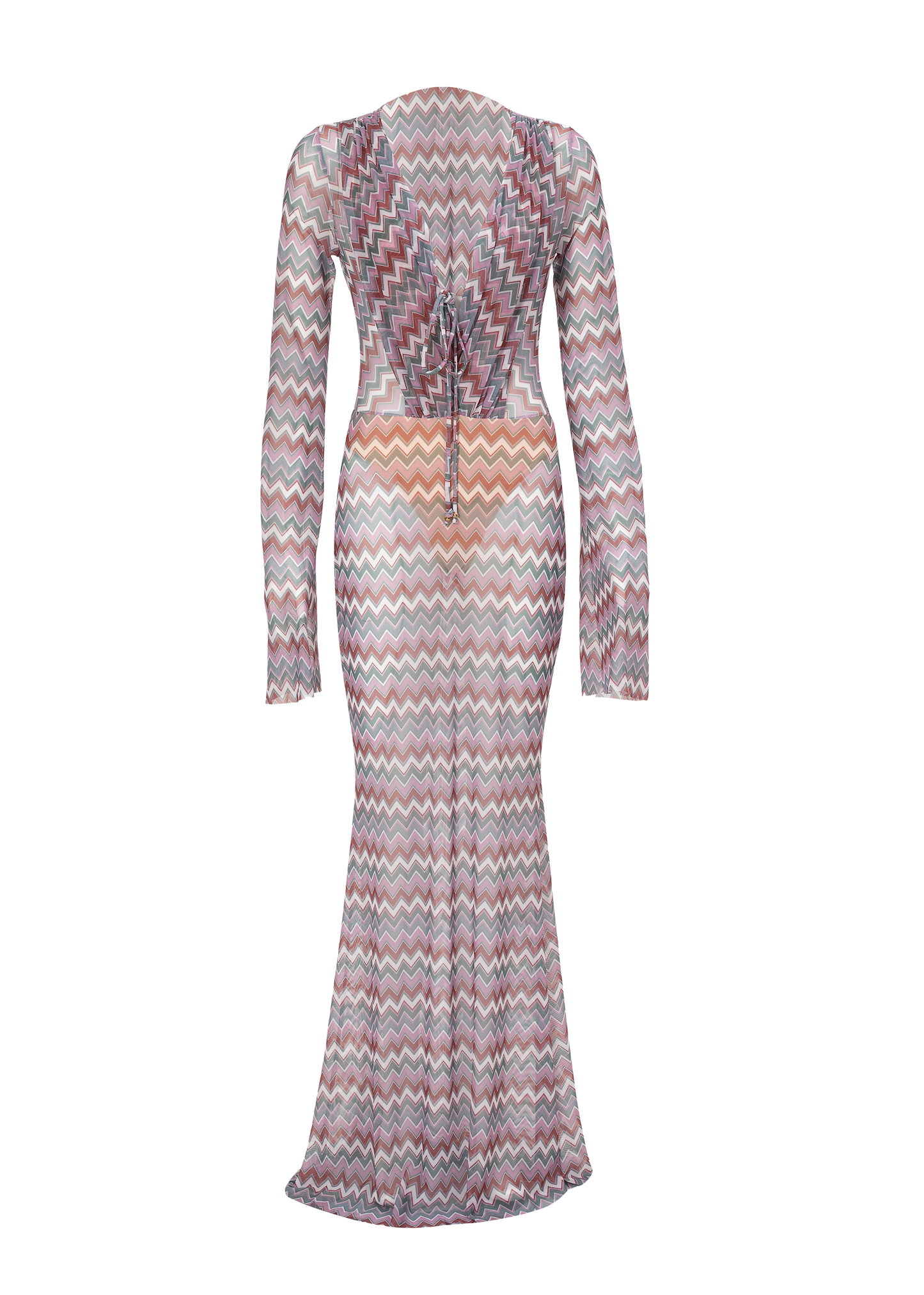 ROSALIE BARI CHEVRON - MAXI DRESS
