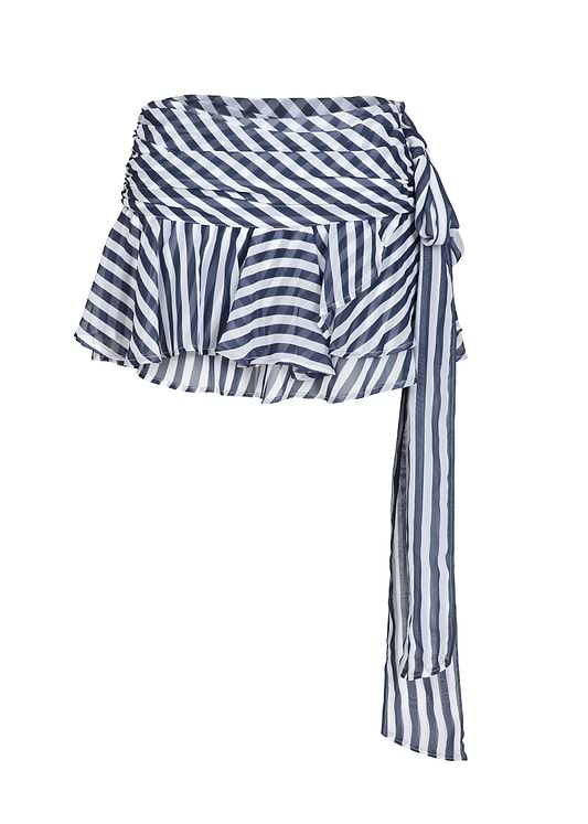 NEOMI OCEAN STRIPES - SKIRT