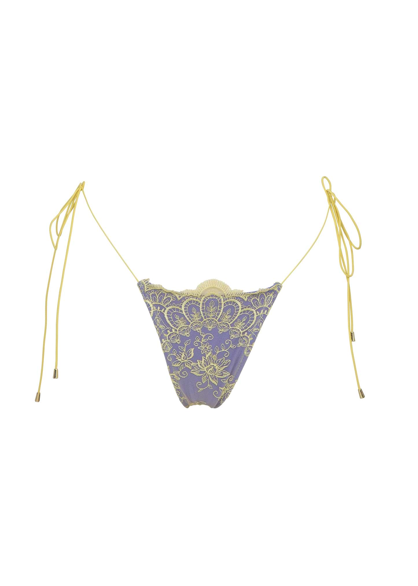 NINA YELLOW LACE - BOTTOM