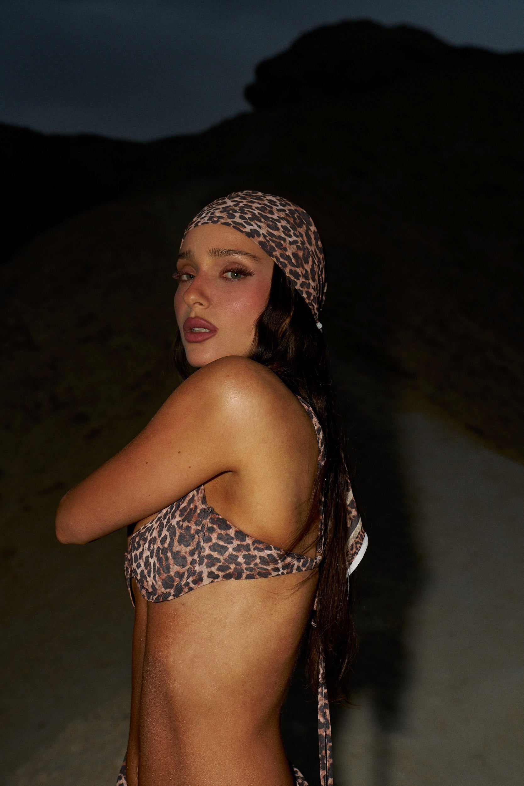 HEAD SCARF - LEOPARD DREAM