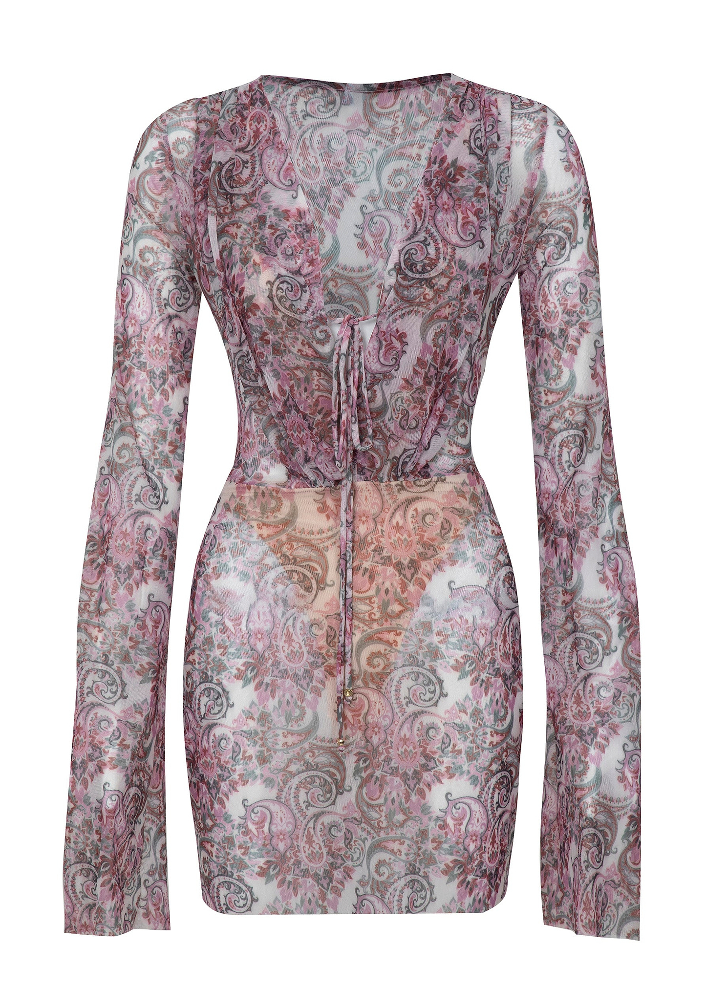 ROSALIE ROCKROSE PAISLEY - MINI DRESS