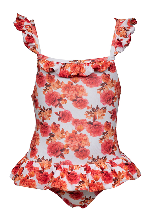 GIRL TIA ROMANTIC FLOWERS - ONE PIECE