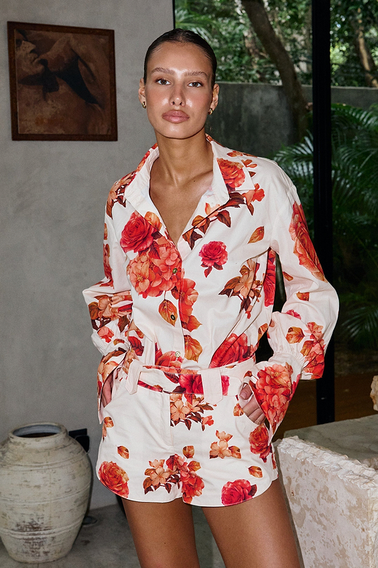 LAVANDA ROMANTIC FLOWERS - SHIRT