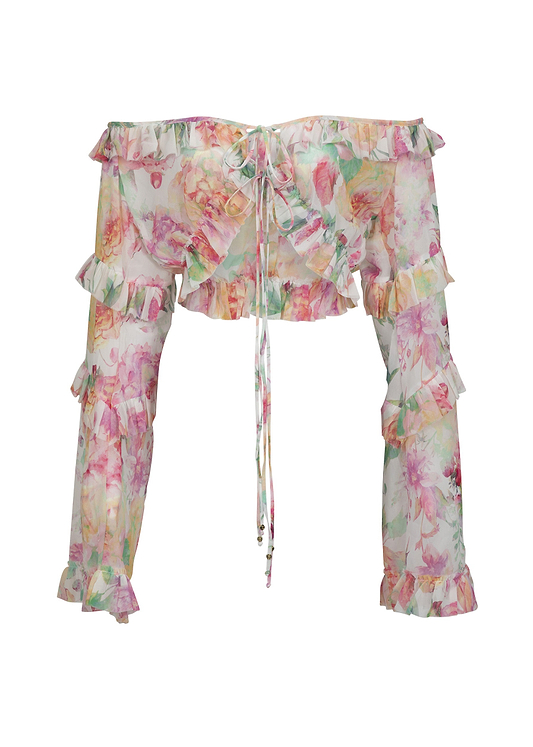 ANITA VINTAGE FLOWER - SHIRT