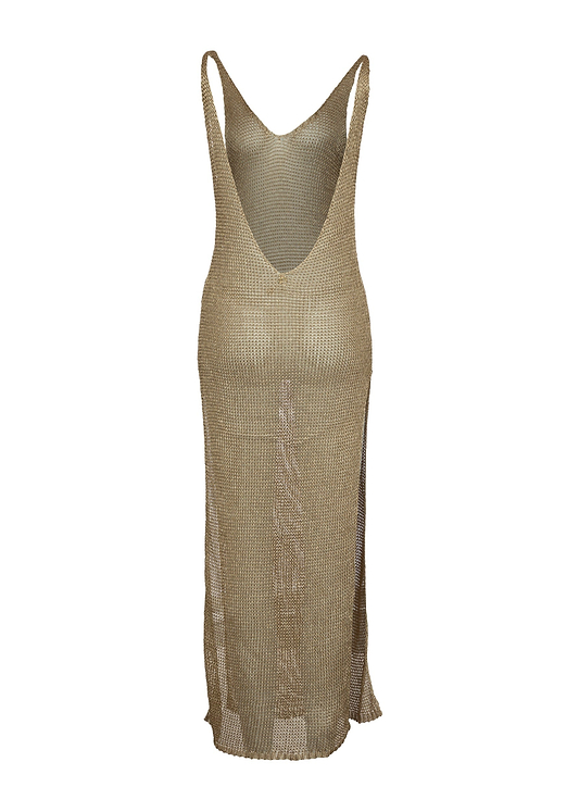 METALLIC GOLD - DRESS