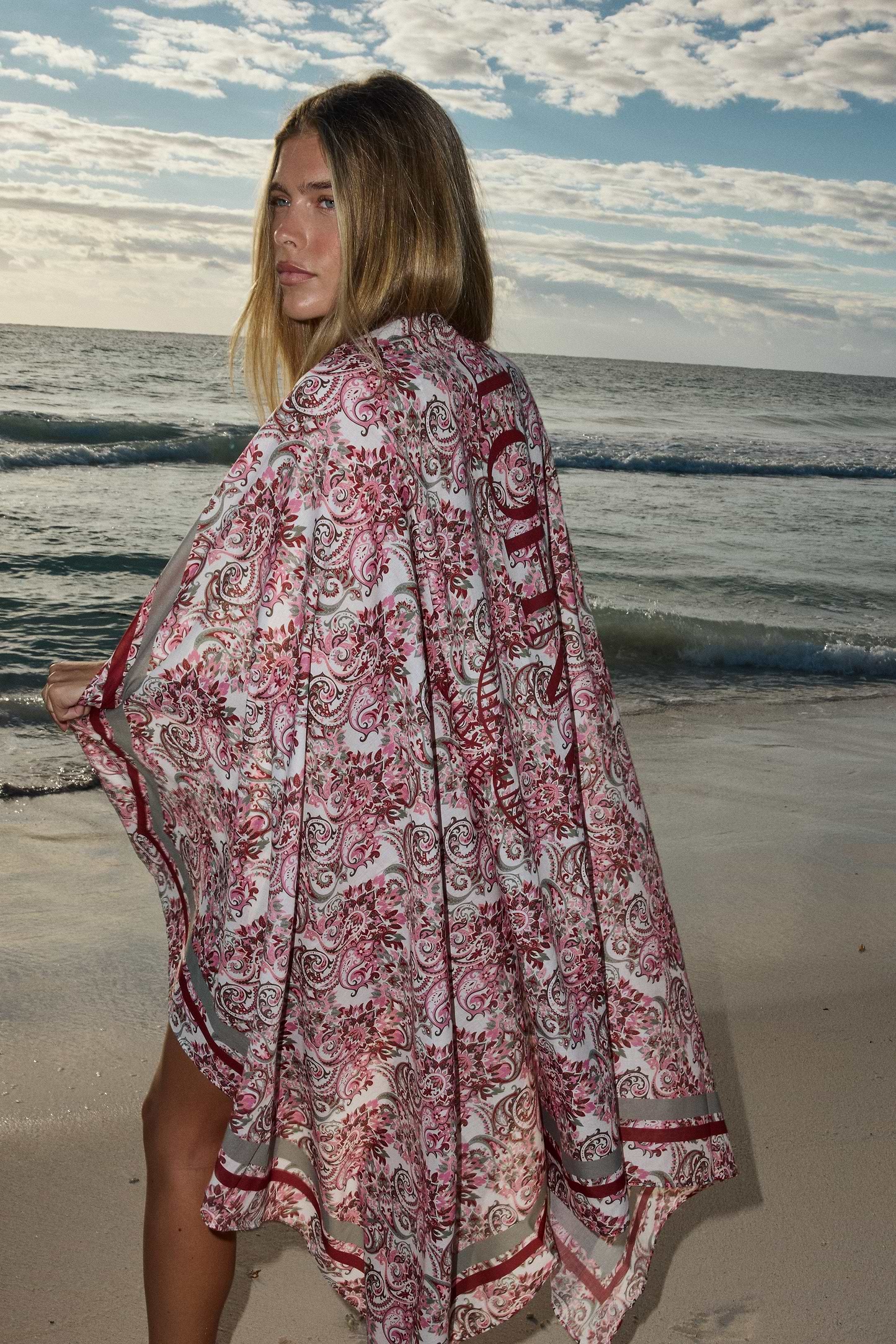 SARONG - PRINTED ROCKROSE PAISLEY