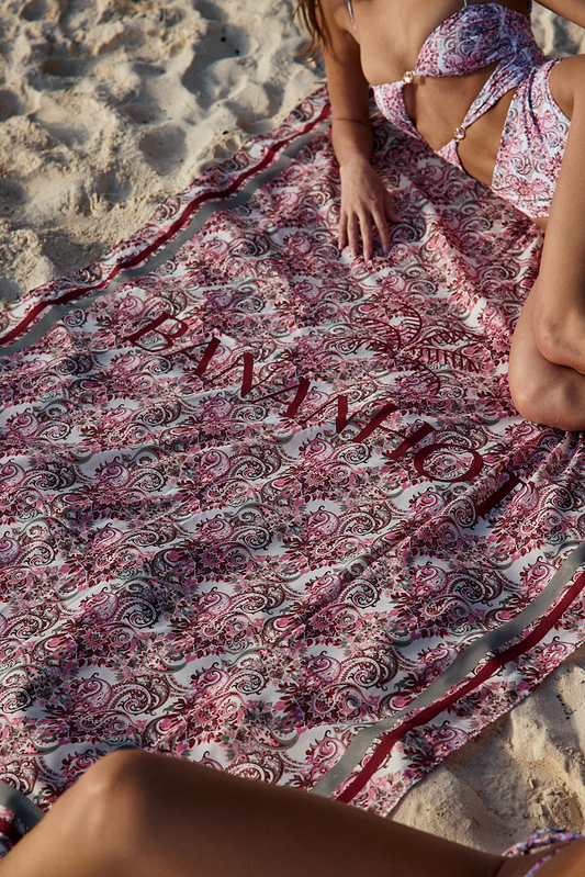 SARONG - PRINTED ROCKROSE PAISLEY