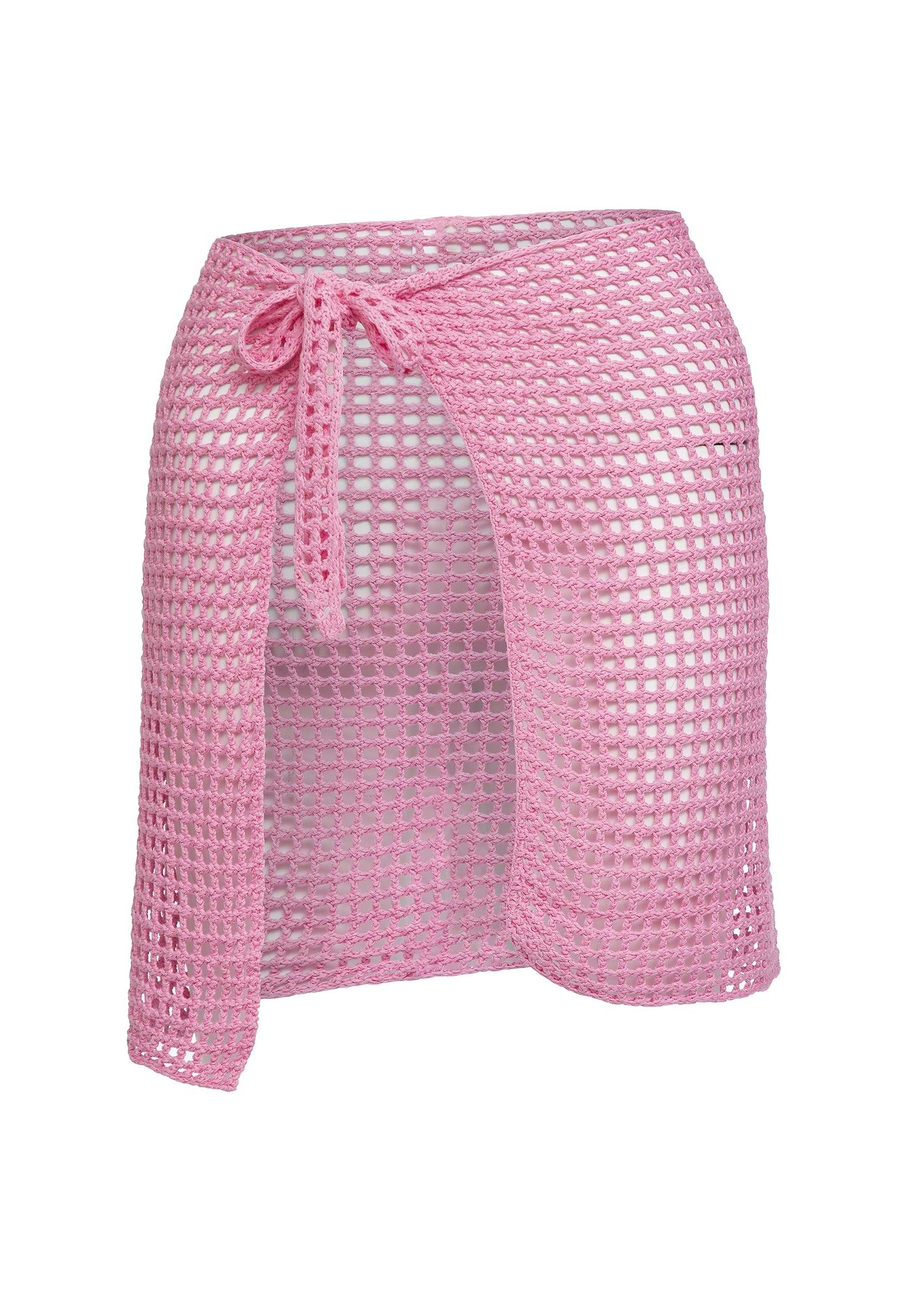 MINI NET SARONG - PINK CREAM