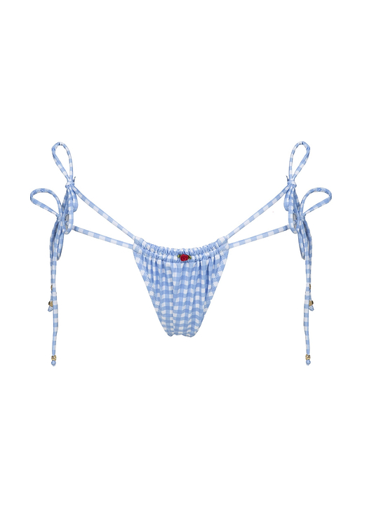 KYMA LIGHT BLUE GINGHAM - BOTTOM