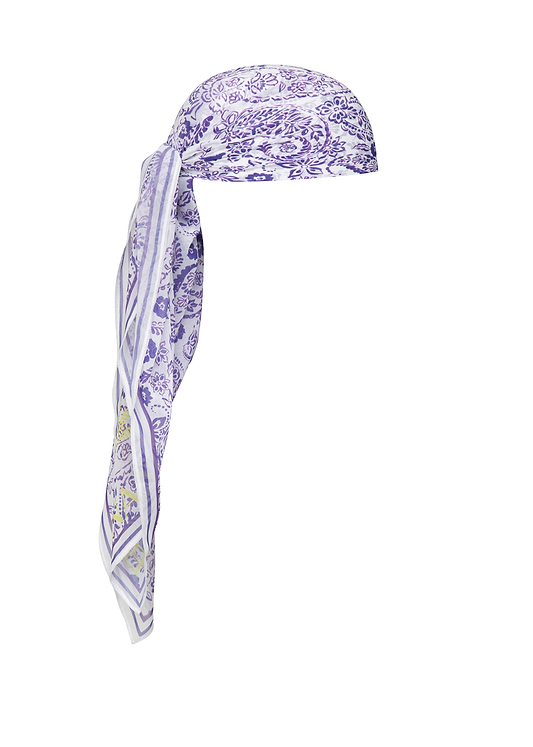 HEAD SCARF - PURPLE BANDANA