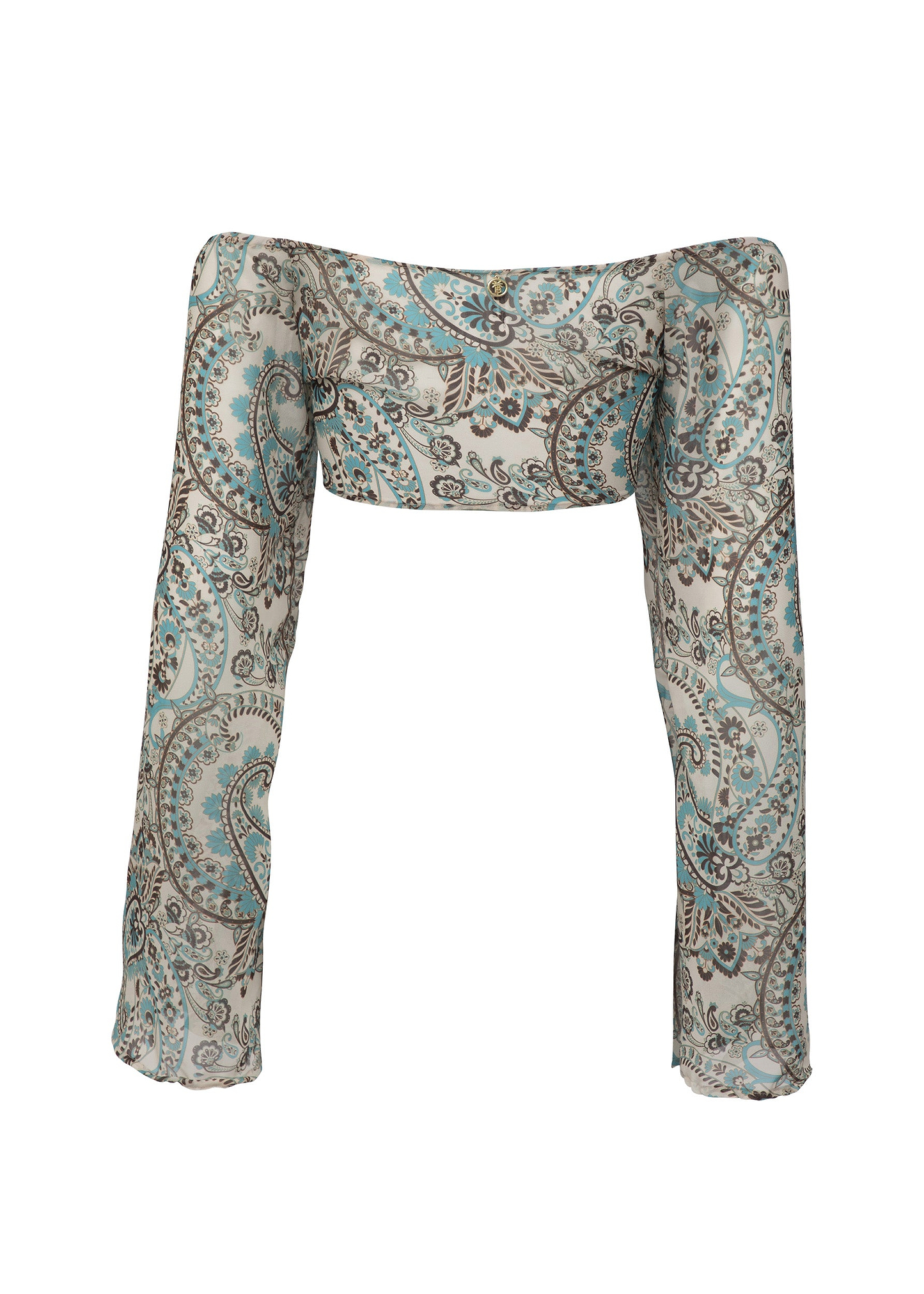 GRACE TURQUOISE PAISLEY - TOP