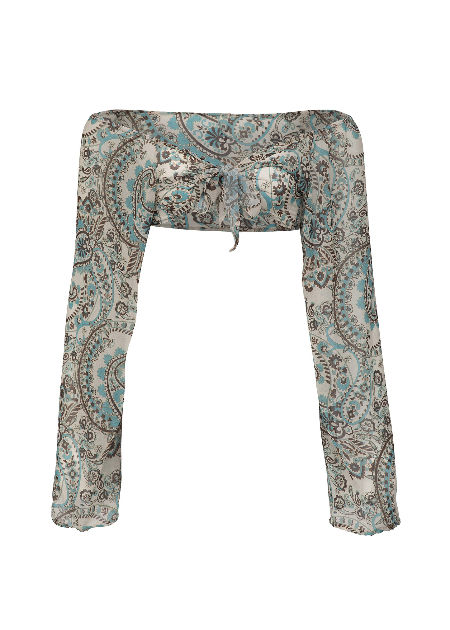 GRACE TURQUOISE PAISLEY - TOP