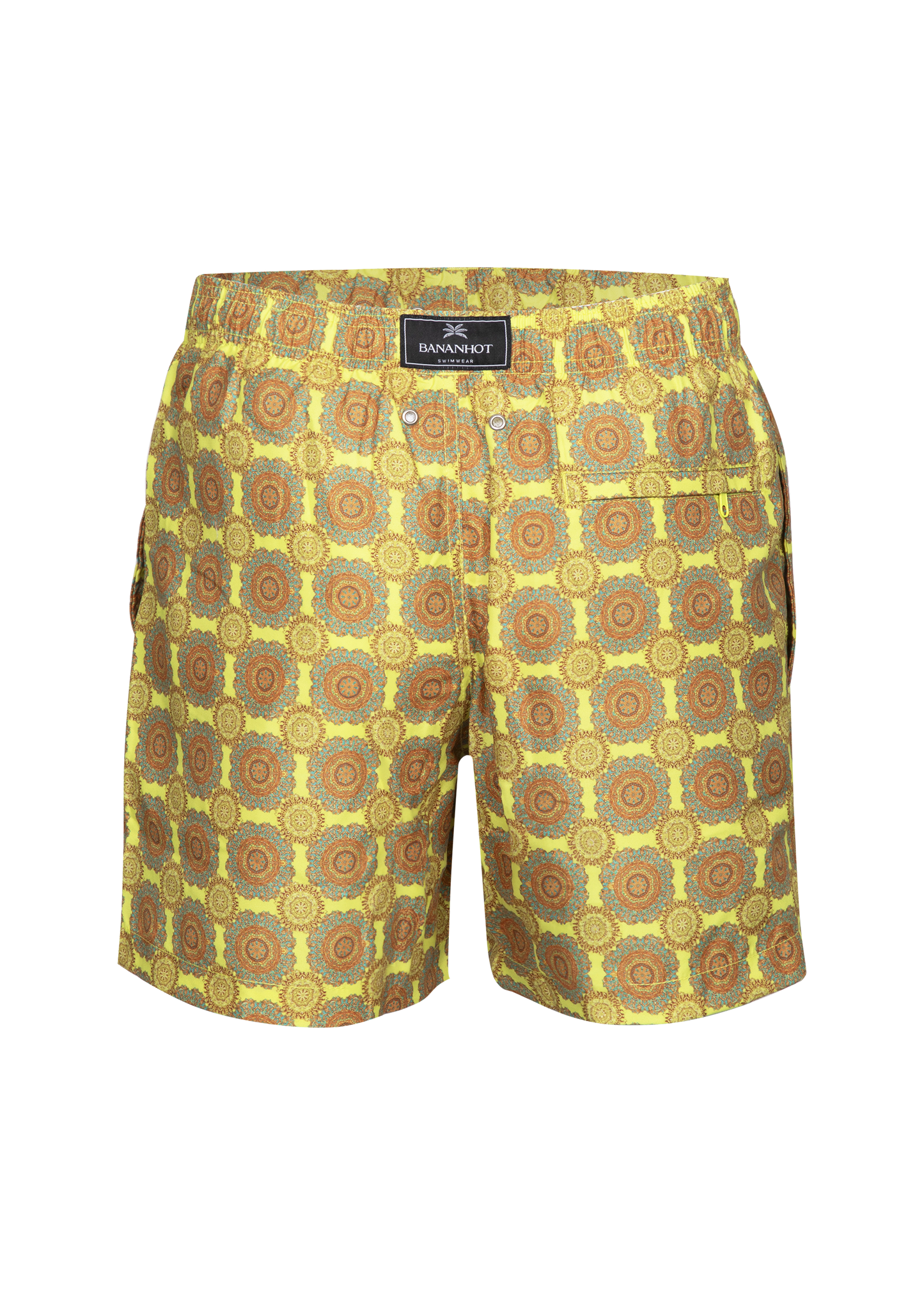 MAN SWIM SHORT - YELLOW SUNSET