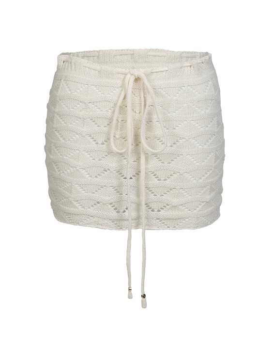 COCO KNITTED WHITE - SKIRT