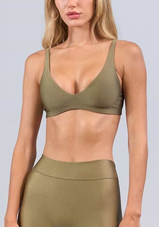 CALLI OLIVE GREEN - TOP