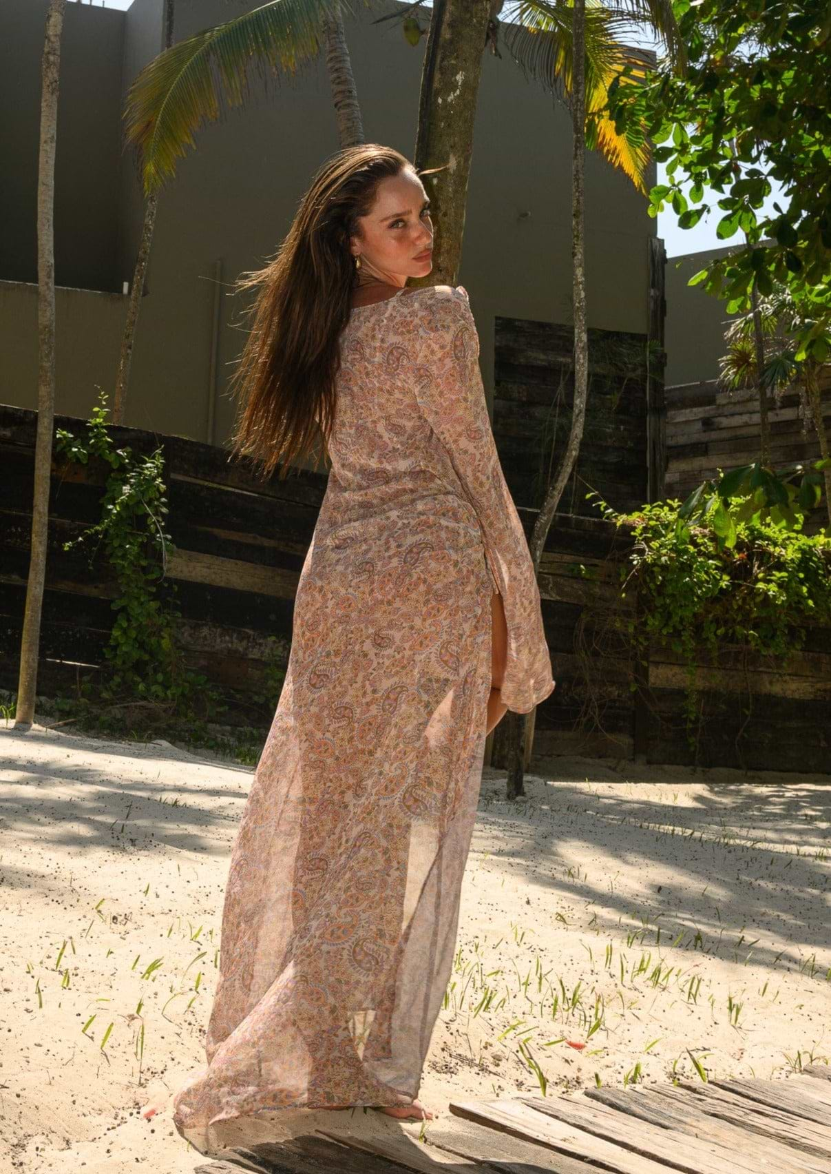 DESERT PAISLEY BOHO - DRESS