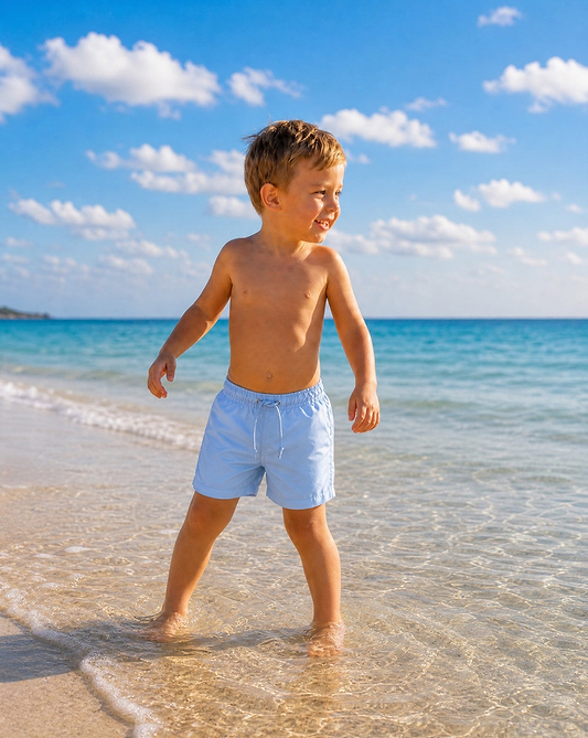 BOY PACIFIC BLUE - SWIM SHORT