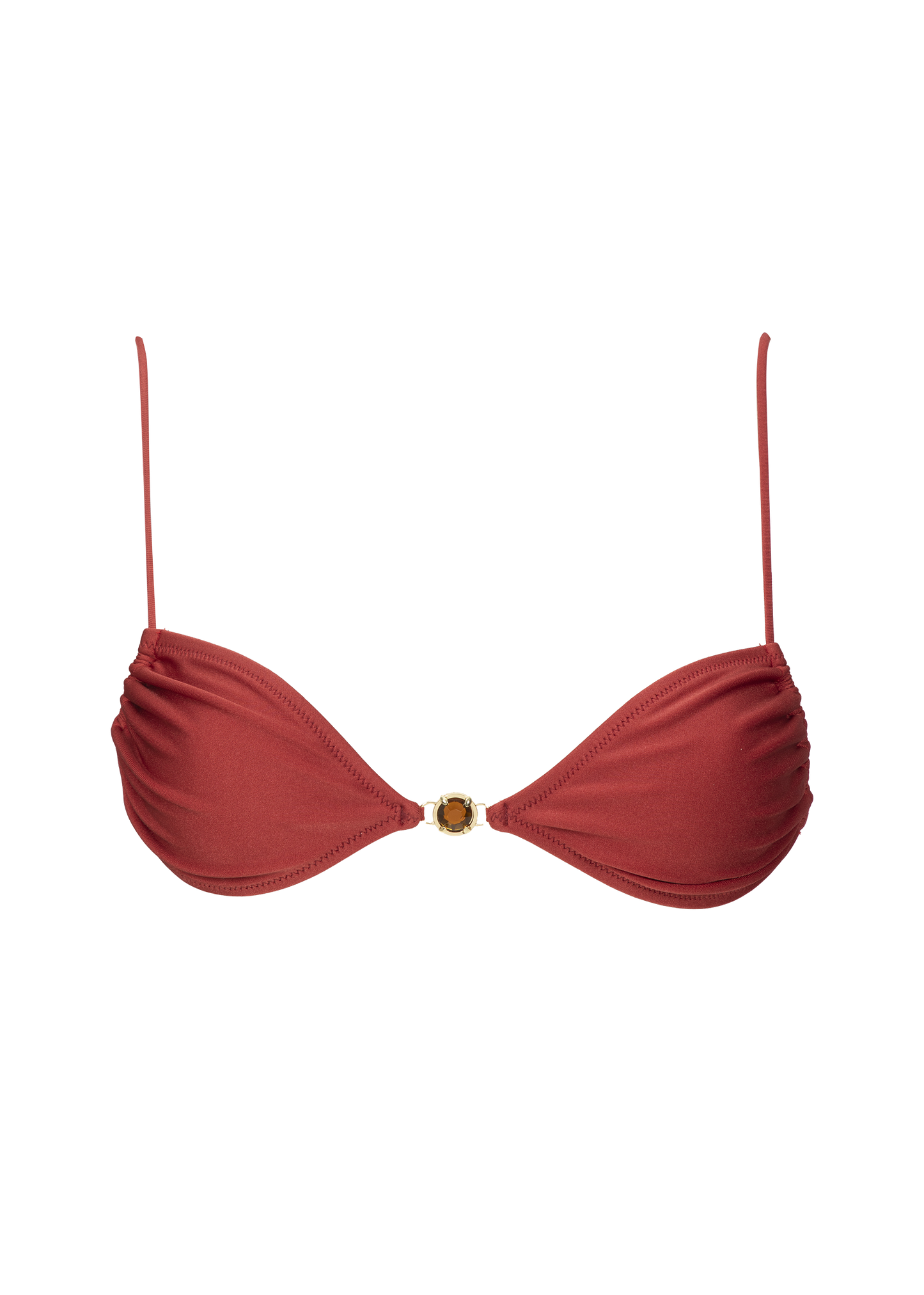 בגדי ים אונליין BLOOM CRIMSON - TOP
