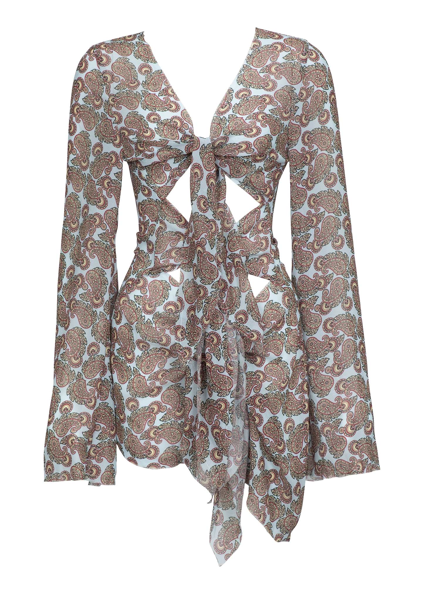 שמלות קיץ קלילות MACI POPSICLE PAISLEY - MINI DRESS
