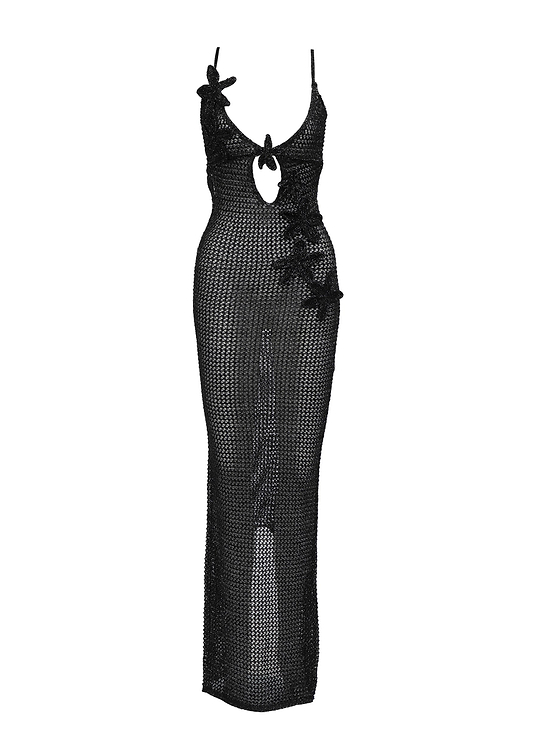 HILSA BLACK - MAXI DRESS
