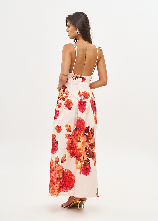 LAVANDA ROMANTIC FLOWERS - DRESS