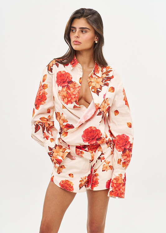 LAVANDA ROMANTIC FLOWERS - SHIRT