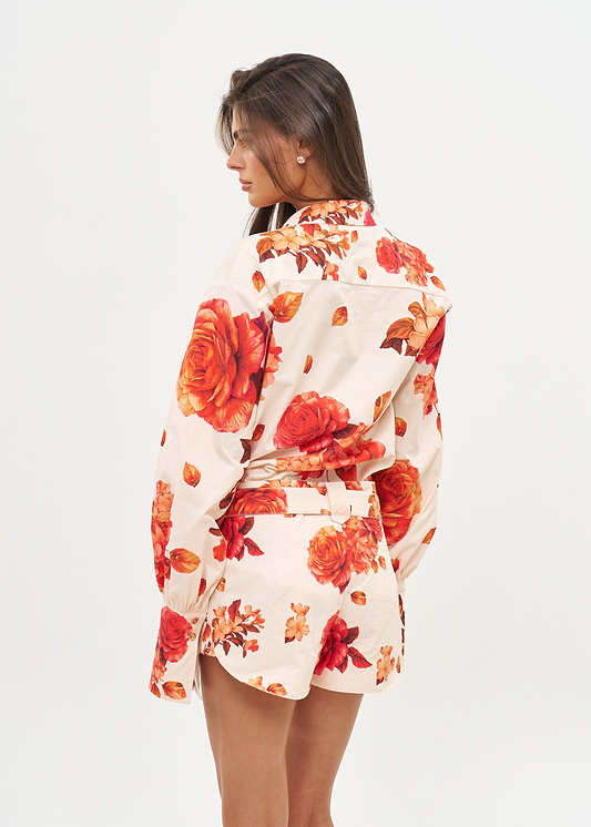 LAVANDA ROMANTIC FLOWERS - SHIRT