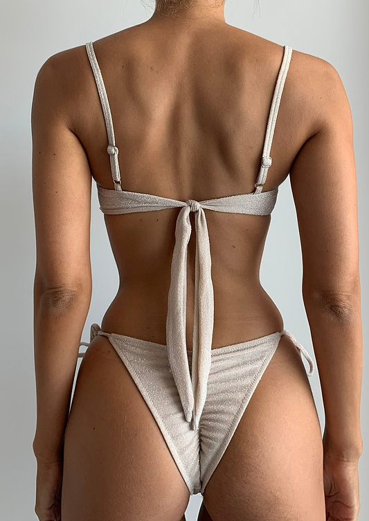 EMELIE IVORY SHINY - Top