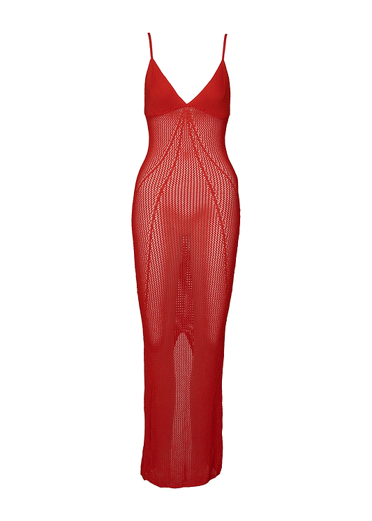 ISABEL RED FIRE - DRESS