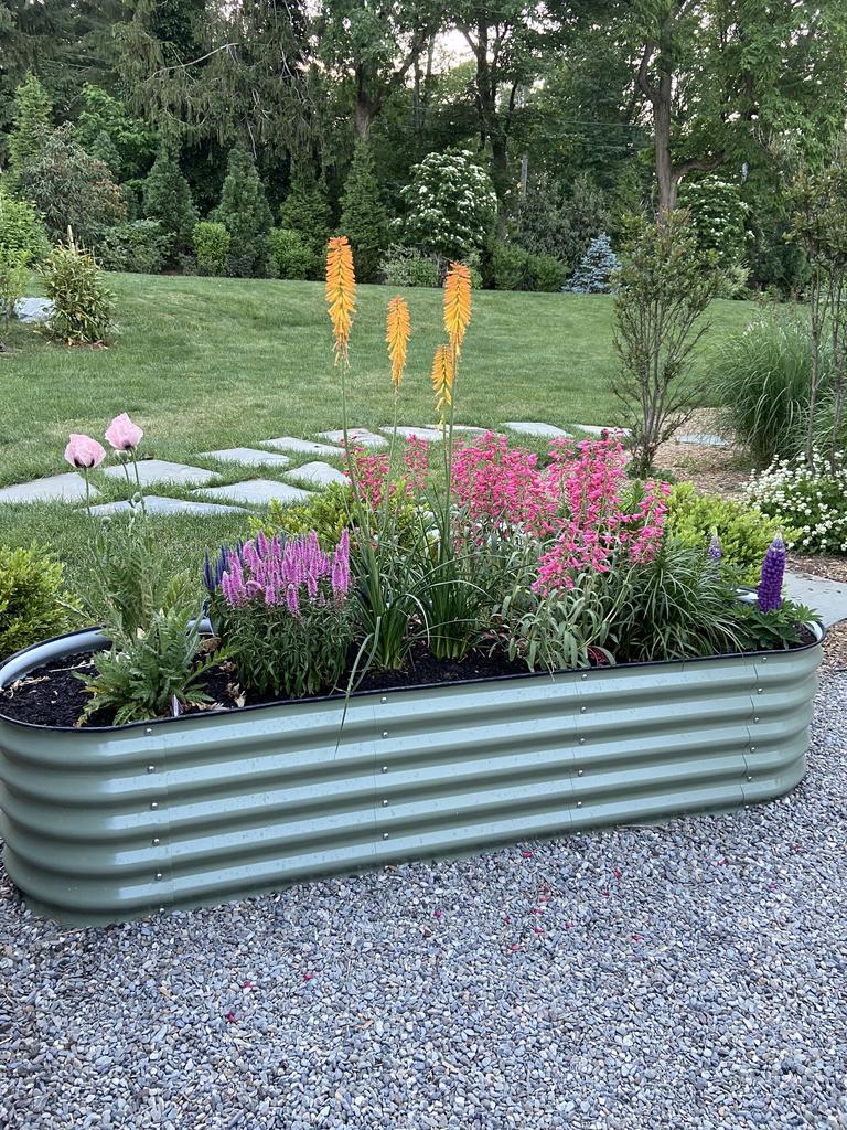 Vego Garden 17" Tall 6 In 1 Modular Metal Raised Garden Bed Kit
