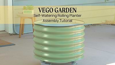 Self-Watering Rolling Planter Assembly Tutorial