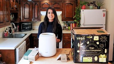 Unboxing the Vego Kitchen Composter! 🌱(Just in time for the holidays)