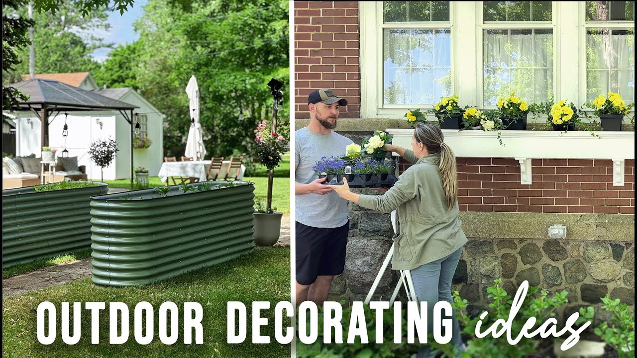 Designing Annual Flower Containers & A New Raised Bed Garden Sp...
