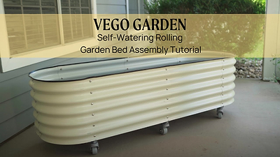 Self-Watering Rolling Garden Bed Assembly Tutorial