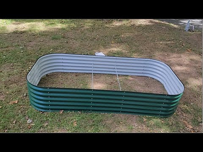Vego Garden Metal Raised Bed Unboxing and Assembly(Garden Setup Part 1)