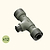 Reducer Tee Connector for Irrigation Kit