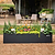 17" Tall Modern Raised Garden Bed 42" x 83"|Vego Garden|Midnight Blue