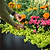17" Tall Modern Raised Garden Bed 42" x 42"|Vego Garden|Midnight Blue