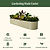 Vego 17 Tall 9IN1 Classic Garden Bed | Modular Metal Raised Garden Bed Kit | Vego Garden