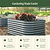 26" Tall 6 In 1 Medium Modular Metal Raised Garden Bed Kit | Vego Garden