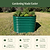 Vego Garden | 32" Extra Tall 4 In 1 Modular Metal Raised Garden Bed Kit | Olive Green