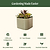 Vego Garden | 32" Extra Tall 4 In 1 Modular Metal Raised Garden Bed Kit | Olive Green
