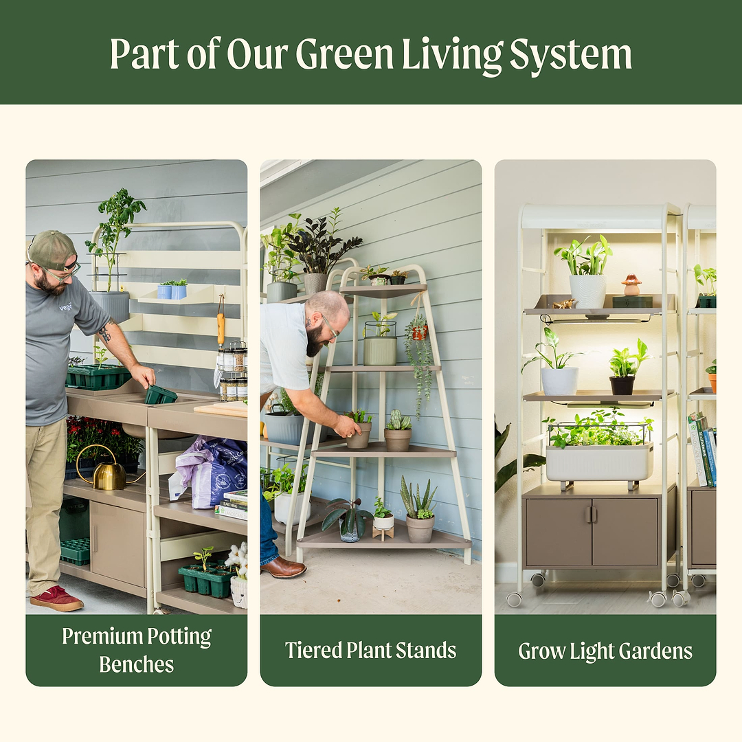 3-Tier Shelf Plant Stand - Compact Display Rack