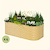 4 pack 32" tall 10 in 1 raised garden bed Sunlit Oak