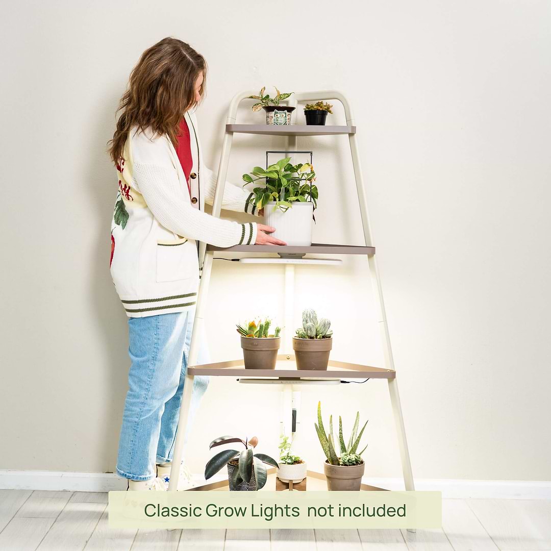 house plant shelving 4-Tier Corner Plant Stand - Space-Saving Rack
